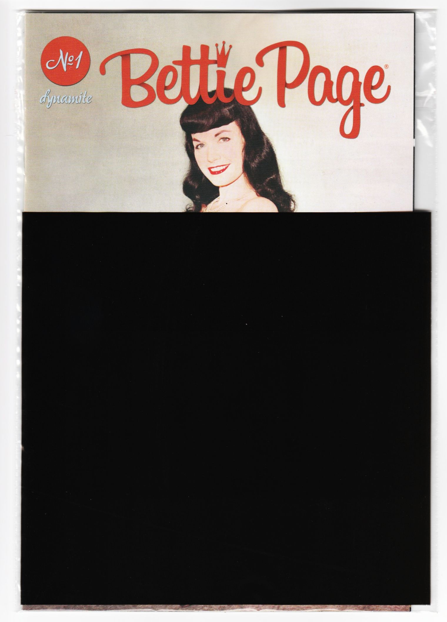 BETTIE PAGE #1 BLACK BAG PHOTO VARIANT 