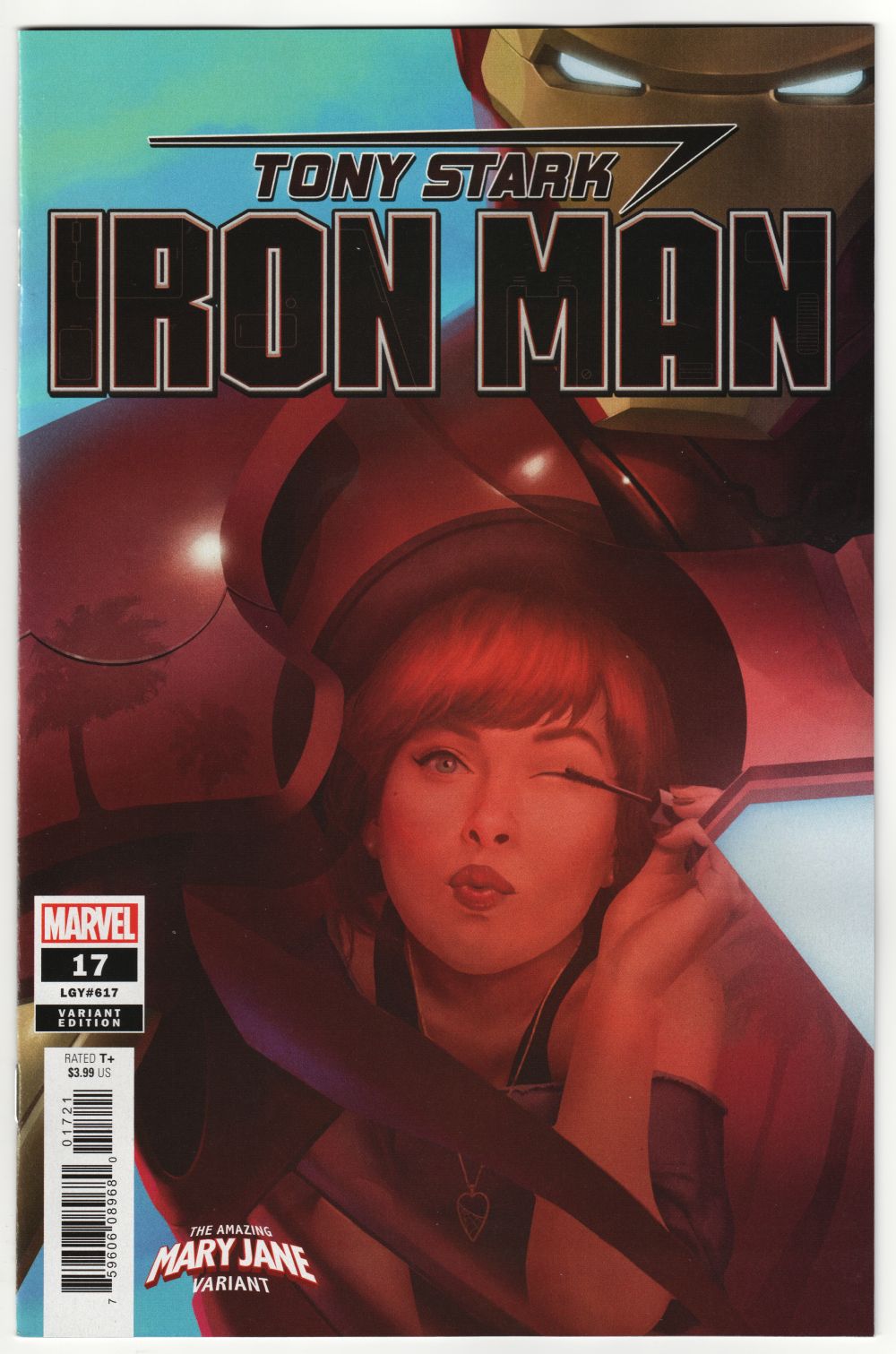 Tony Stark Iron Man #17  LGY #617 Mary Jane Variant  Marvel Comics CB20930