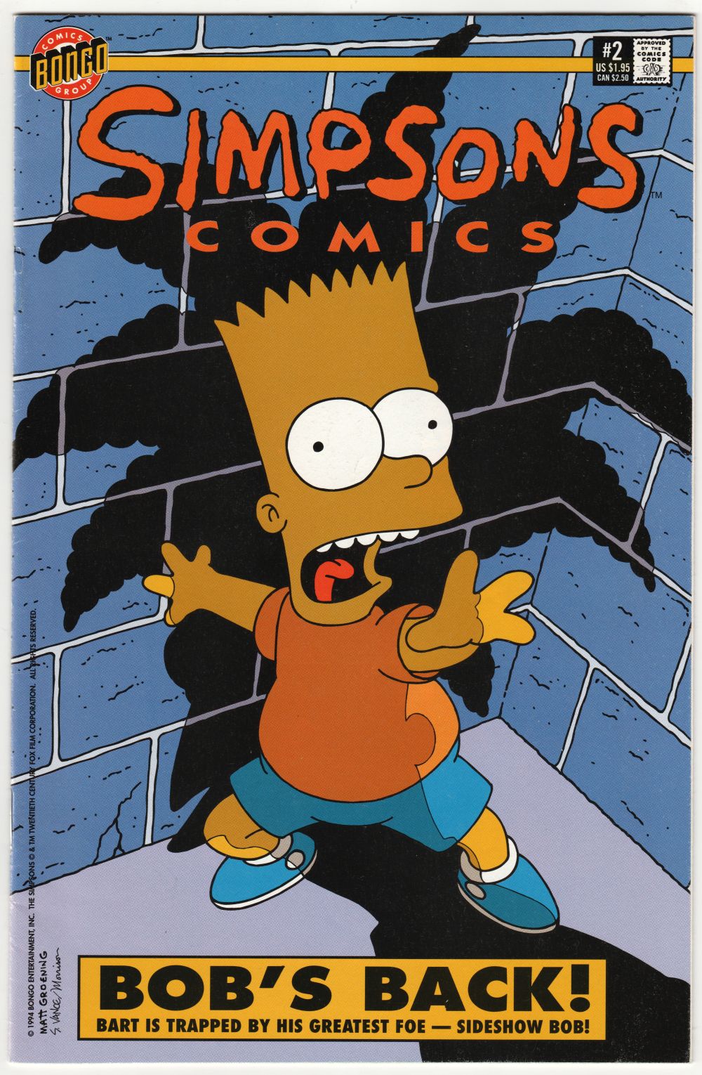 FN Simpsons Comics #2 Bongo Comics 1994 Comic Book