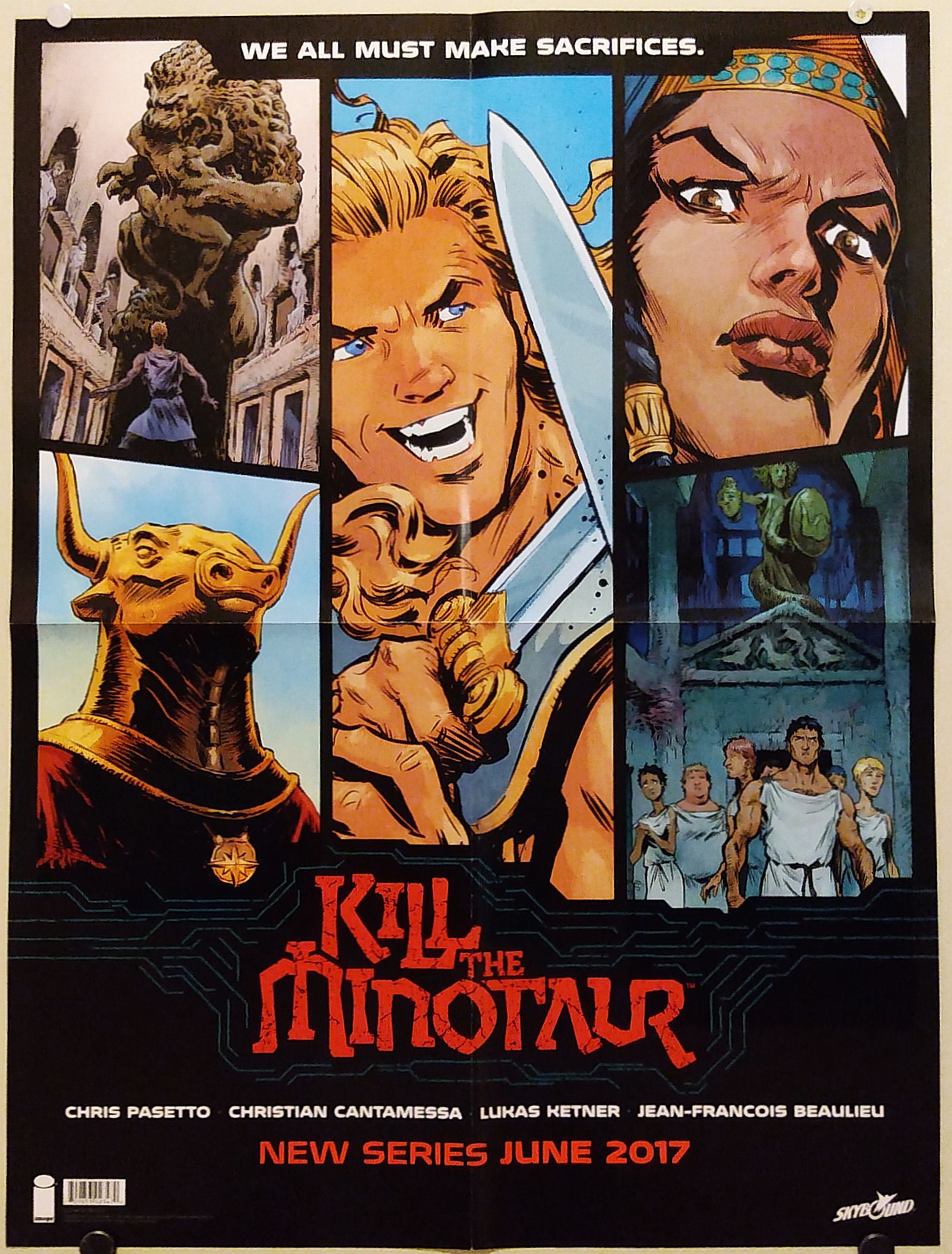 18" x 24" Folded Promo Poster Image Comics Kill The Minotaur 