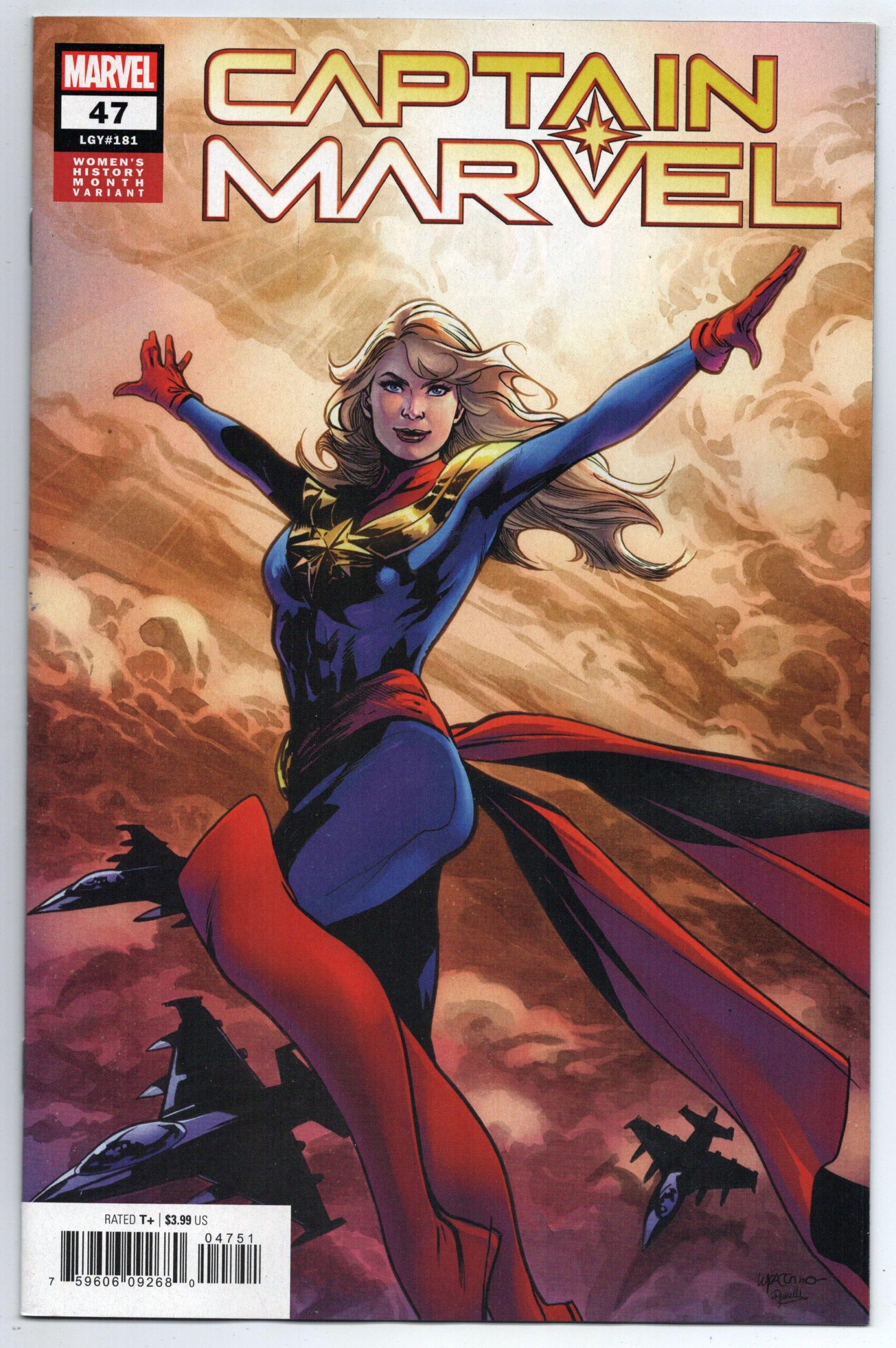 Captain Marvel #47 Lupacchino Womens History Month Variant (Marvel ...