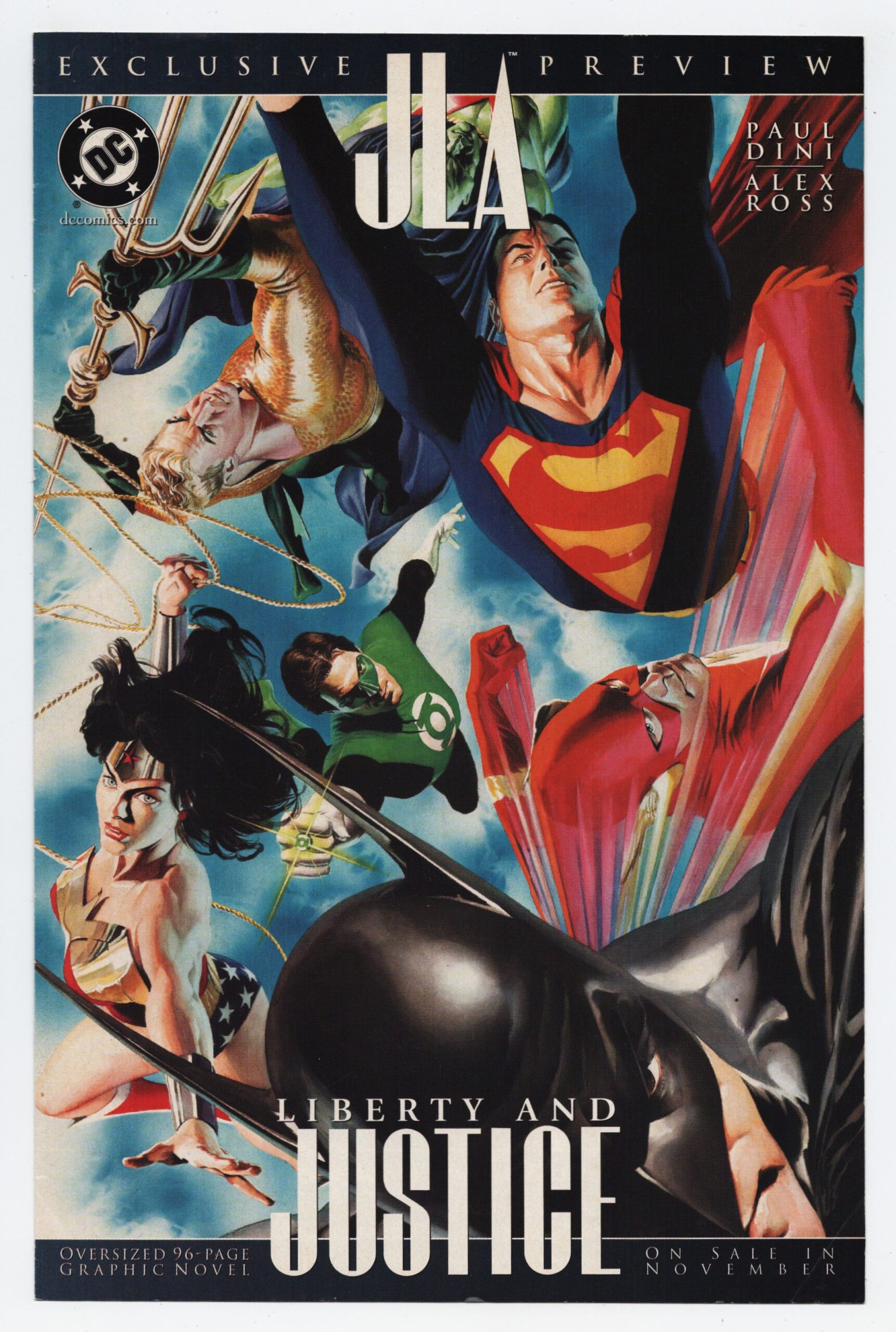 JLA Liberty And Justice Preview #0 Alex Ross | Batman | Superman (DC, 2003)  FN – Imagine That! Comics