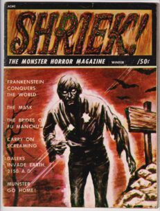 Shriek! Monster Horror Magazine #4 Frankenstein | Dr Who (Acme, 1967)